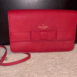 Kate Spade Scarlet Crossbody Bag with Bow Accent